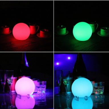 LED Color Changing Floating Ball Waterproof Mood Light Garden Decoration