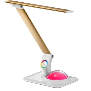 LED Desk Lamp 9W Eye-Caring Table Lamps 3 Dimmable Light Lamp with USB Charging Port Touch Control