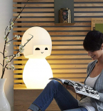 LED Dimmable Kokeshi Japanise Doll Lamp