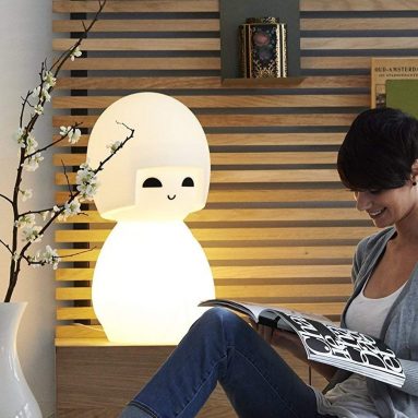 LED Dimmable Kokeshi Japanise Doll Lamp