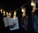 LED Fairy Starry Clip String Lights