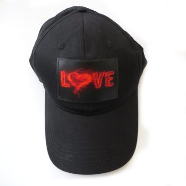 LED Flashing DJ Sound Activated “LOVE” Rave Light Up Disco Hat Cap