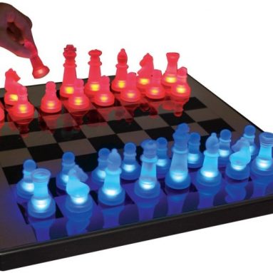 50% Discount: LED Glow Chess Set