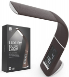 LED Gooseneck Desk Lamp with LCD Display Time