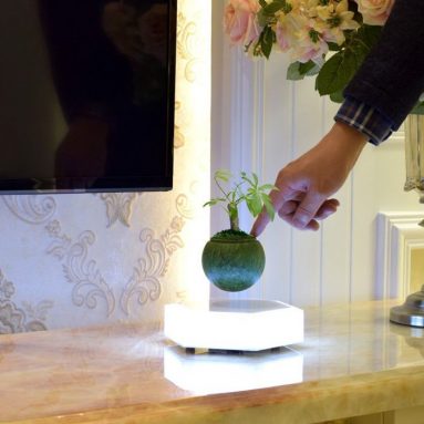 LED Levitating Plants Air Bonsai Pot