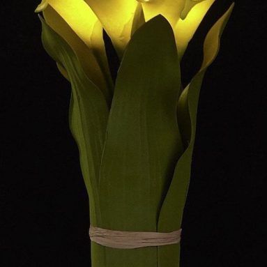 LED Lighted Artificial Flower Calla