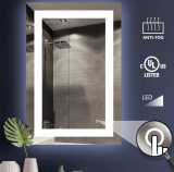 LED Lighted Bathroom Wall Mounted Mirror