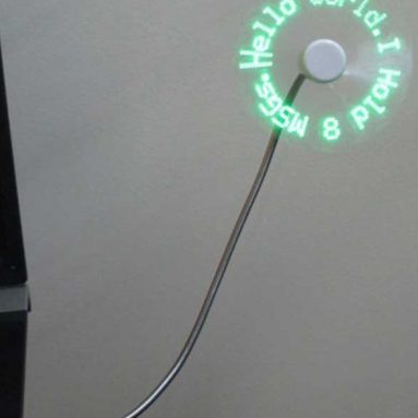 LED Programmable Message Fan