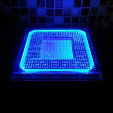 LED Square Stainless Steel Underground Lights Solar Powered