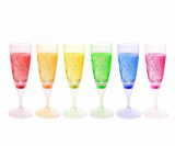 LED Waterproof Light-Up Champagne Flute Cups