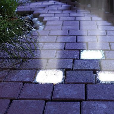 57% Discount: LED Waterproof Solar Garden Glass Brick