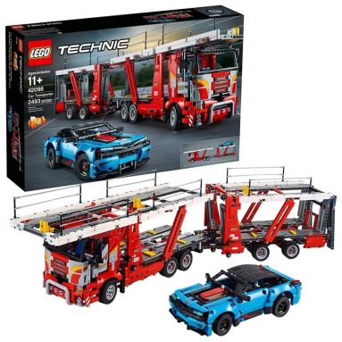 LEGO Technic Car Transporter Toy Truck and Trailer Building Set