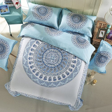 LELVA Bohemian Bedding Set Boho Style Bedding Duvet Cover Set