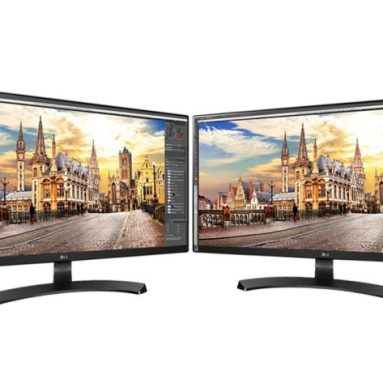 LG (34UM68) 21:9 FHD IPS 34″ Dual Monitor Workspace Bundle