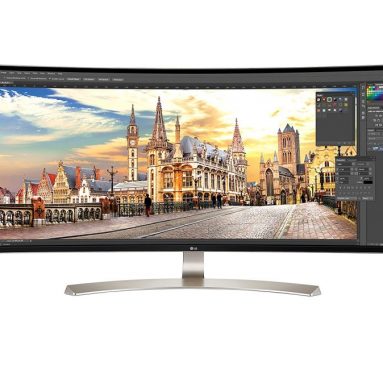 LG Curved UltraWide QHD+ IPS Monitor with Bluetooth Speakers
