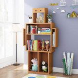 LITTLE TREE 4-Shelf Kids Bookshelf with Storage