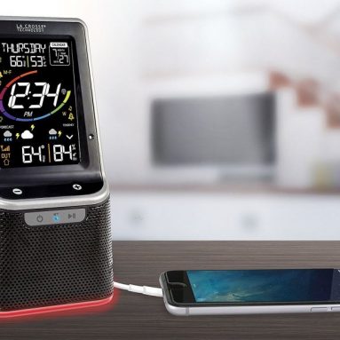 La Crosse Technology Wireless Weather Station with Bluetooth Speaker & USB Port