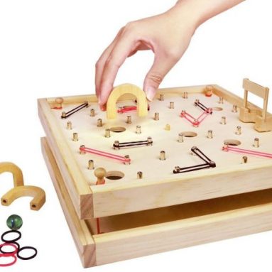 Labyrinth Retro Maze Game with DIY Adjustable Difficulty Levels