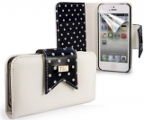 Ladies Fashion faux leather purse for Apple iPhone 5c
