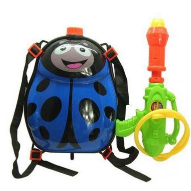 Ladybird Backpack Water Gun for Kids Pressure Pump Water Pistol