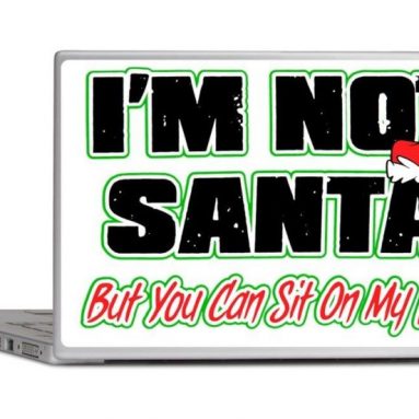 Laptop Notebook 15 Inch Skin Cover Christmas I’m Not Santa But