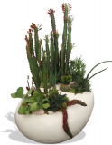 Large Fiberglass River Rock Planter