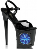 Women’s 7 1/2 Inch Ankle Strap Platform Sandal With Strobe Light