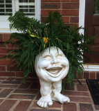 Laughing Aunt Minnie Planter