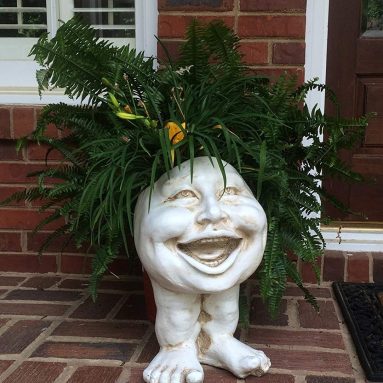 Laughing Aunt Minnie Planter