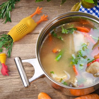 Le CROCK COQ Chicken Herb Infuser