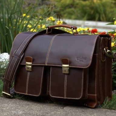 Leather Business Briefcase