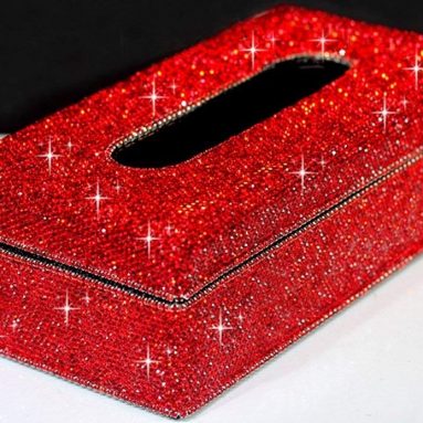 Leather Facial Tissue Box Napkin Holder