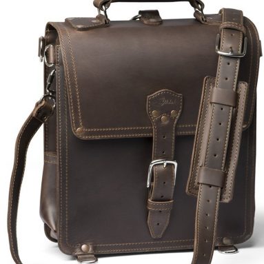 Leather Messenger Bag
