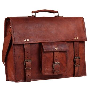 Leather Messenger Bag