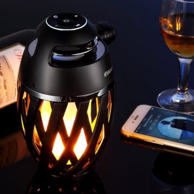 Led flame speaker
