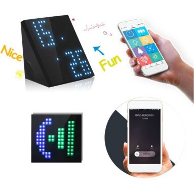 LifBetter Smart LED Bluetooth Speaker Alarm Clock with APP Control