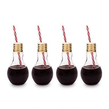 Light Bulb Novelty Drinking Glasses