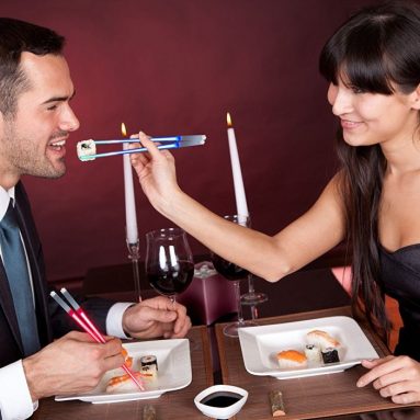 Light Up LED Lightsaber Chopsticks Set