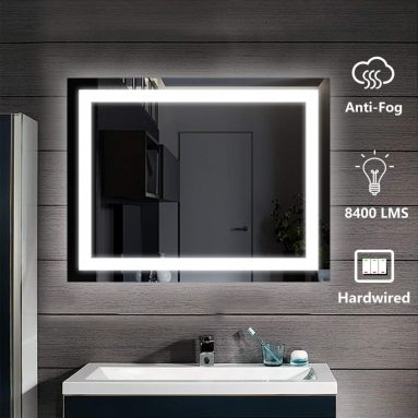 Lighted Bathroom Wall Mounted Led Mirror