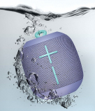 Lilac Super Portable Waterproof and Shockproof Bluetooth Speaker