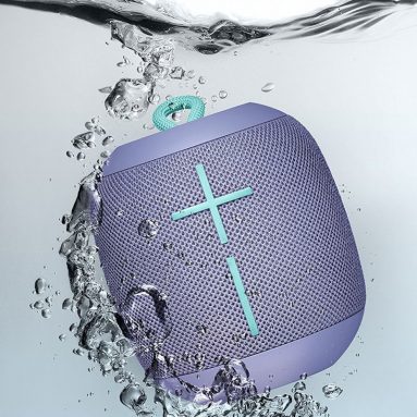 Lilac Super Portable Waterproof and Shockproof Bluetooth Speaker