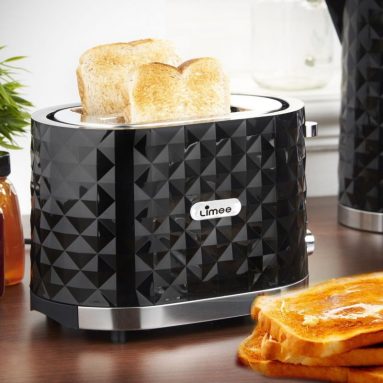 Limee 2 Slice Toaster Cool Touch