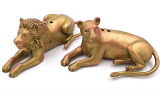 “Lion and Lioness” Salt & Pepper Shakers