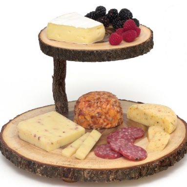 Tree Bark Cheese Board Serving Tray