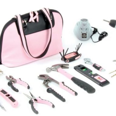 Little Pink Tool Kit and Drill Combo