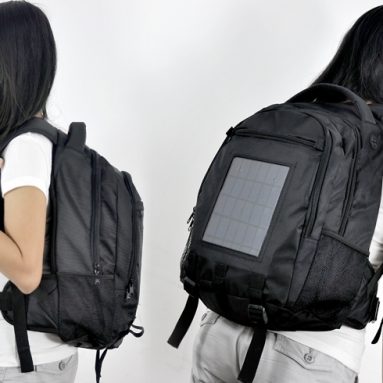 Solar Battery Charger Backpack