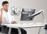 Swivel Gas Spring LCD Arm Desk Monitor Mount Stand Fits