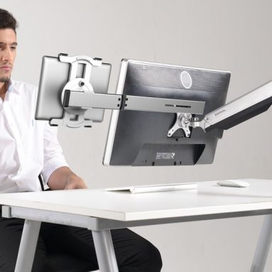 Swivel Gas Spring LCD Arm Desk Monitor Mount Stand Fits