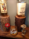 Log Liquor Dispenser