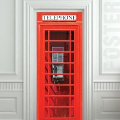 London Telephone Box self-adhesive sticker